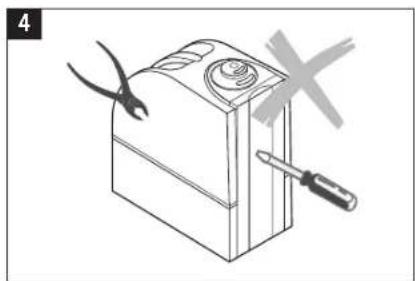 BONECO U7137 - E) Display lege tank - 17