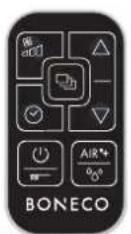 BONECO H680 - 按钮区和遥控器 - 2