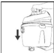 Shop-Vac K250C - ADVERTENCIA - LA INSTALACION INADECUADA PODRía HACER QUE LA UNIDAD SE CAIGA, CAUSANDO LESIONES Y/O DANOS A LA UNIDAD. - 2
