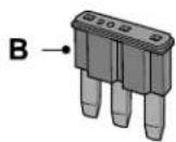 Lincoln MKC (2019) - Types de fusibles - 2