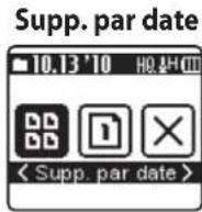 OLYMPUS DP10 - Sélectionnez le fichier à effacer et arrêtez la lecture à l'avance. - 6
