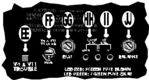 FENDER Pro - OUTPUT TUBE BIAS & BALANCE ADJUSTMENTS. - 1