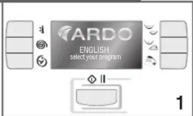 Ardo FLSO125D - CICLO DI LAVAGGIO: - 1