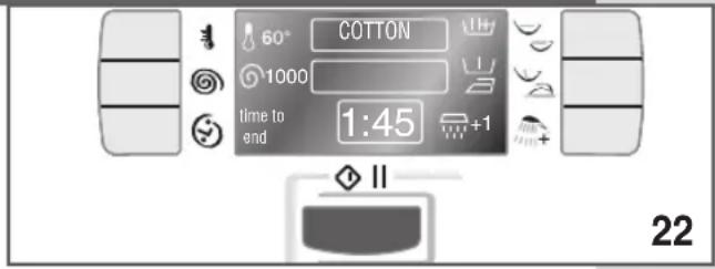 Ardo FLSO125D - HOW TO INTERRUPT THE WASH CYCLE: - 1