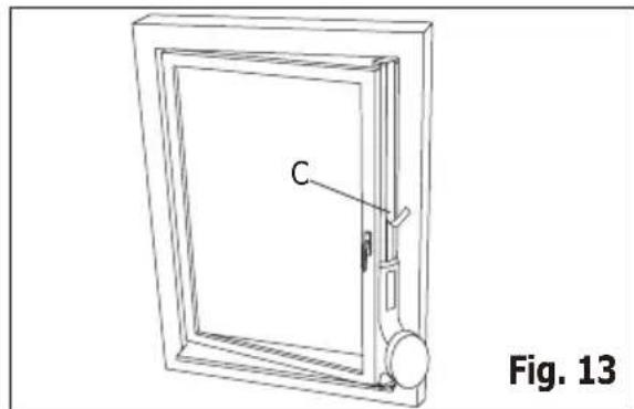 AEG AXP26V578HW - Installation in a casement window - 8