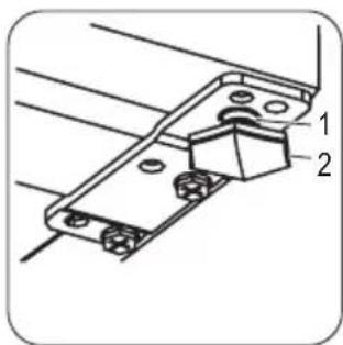 ZANUSSI ZRG716CW - Waterpas zetten - 1
