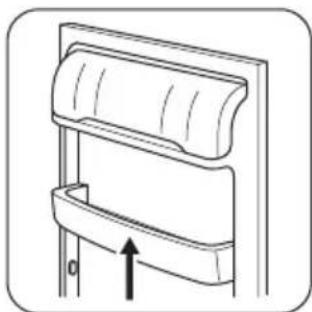 ZANUSSI ZRG716CW - Hetplaatsen van de deurschappen - 1