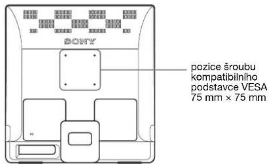 SONY SDM976D - Použití kompatibilniho podstavce VESA - 1