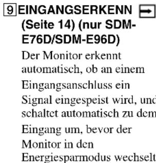 SONY SDM976D - Navigieren in den Menus - 10