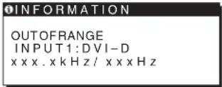 SONY SDM976D - OUT OF RANGE 表示さてい的场合 - 1