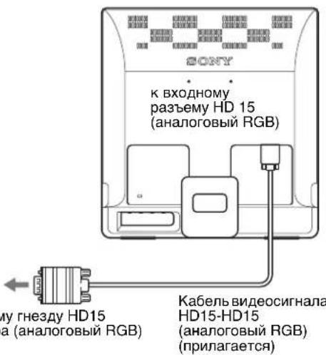 SONY SDM976D - ■ПодключnteКOMпьЮТер,оборудоваHHын BыхODнБIM rHe3dOM HD15 (aHaIorOBын RGB) - 1