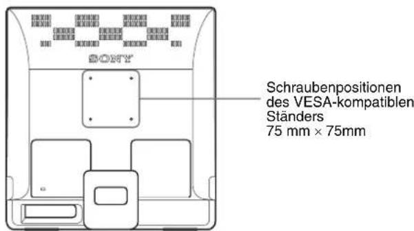 SONY SDM976D - ■ Verwenden eines VESA-kompatiblen Ständer - 1