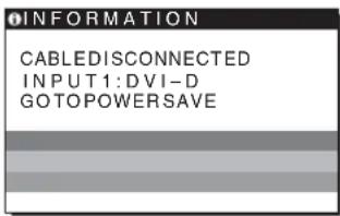 SONY SDM976D - CABLE DISCONNECTED  表示てい的场合 - 1