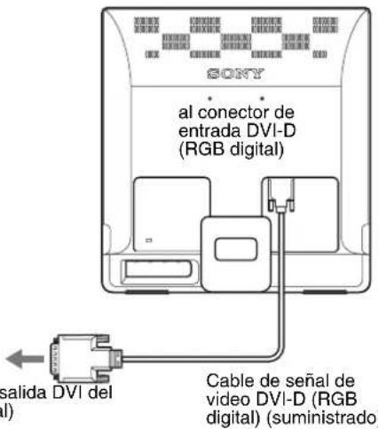 SONY SDM976D - - Conecte un PC equipado con un conector de salute DVI (RGB digital) (solamente SDM-E76D/SDM-E96D) - 1