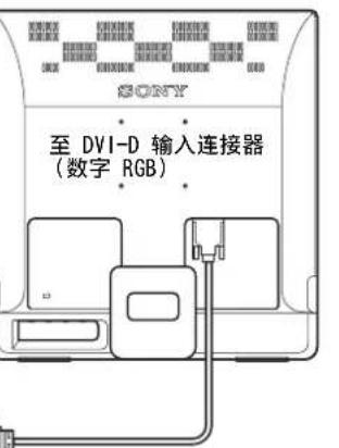 SONY SDM976D - ■ 连接具有DVI输出连接器（数字RGB）的计算机（仅限于SDM-E76D/SDM-E96D） - 1
