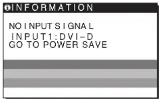 SONY SDM976D - Eger NO INPUT SIGNAL mesaji ekranda görtüntenirse - 1