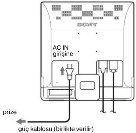 SONY SDM976D - Kurulum 3: Güç kablosunu,—baglayın - 1