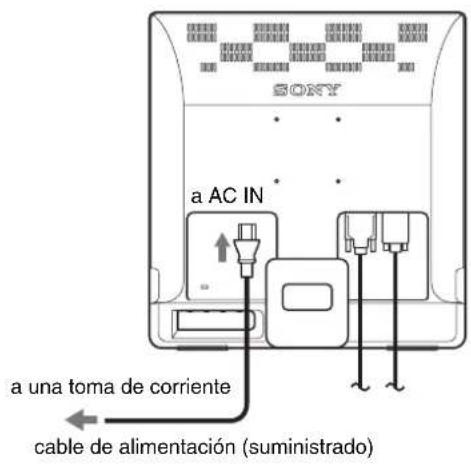 SONY SDM976D - Paso 3: Conecte el cable de alimentación - 1
