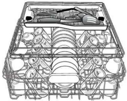 KITCHENAID KUDE70FXSS - Panier pour ustensiles de cuisson (panier du niveau 3) - 3