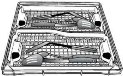 KITCHENAID KUDE70FXSS - Panier pour ustensiles de cuisson (panier du niveau 3) - 2