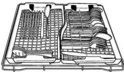 KITCHENAID KUDE70FXSS - Panier pour ustensiles de cuisson (panier du niveau 3) - 1