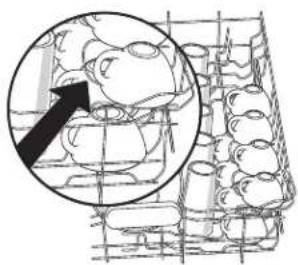 KITCHENAID KUDE70FXSS - Dispositif SURE-HOLD® de retenue des tasses et des verres à pied - 1