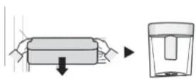 SABA DP3417NFWDIL - UTILISER LE DISTRIBUTEUR D'EAU - 3