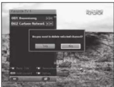 SAMSUNG DCBP850R - Remove Favorite channel - 1