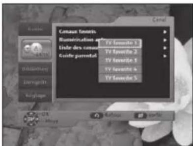 SAMSUNG DCBP850R - Supprimer une chaîne des favoris - 2