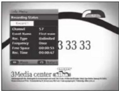 SAMSUNG DCBP850R - Recording Status - 1