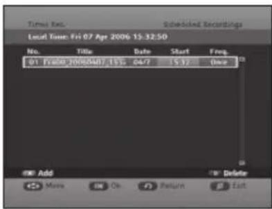 SAMSUNG DCBP850R - Scheduled Recordings - 1