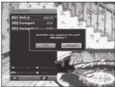 SAMSUNG DCBP850R - Supprimer une chaîne des favoris - 3