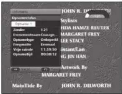 SAMSUNG DCBP850R - Opnamestatus - 1