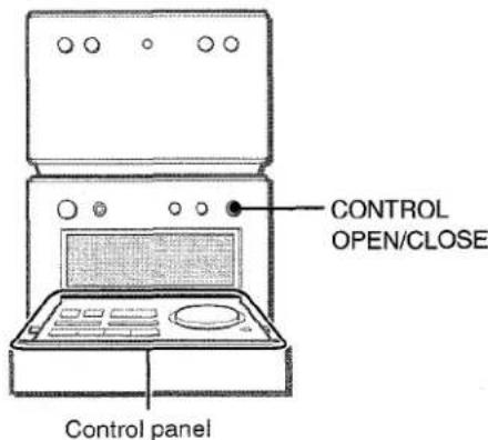 AIWA XRM75 - USING THE CONTROL PANEL - 1