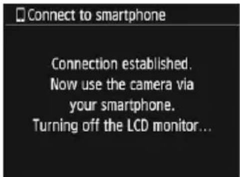 CANON EOS Rebel T7 - Connect to the camera. - 1