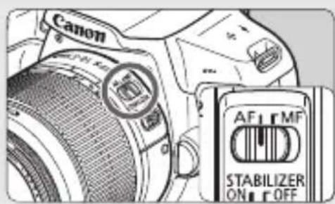 CANON EOS Rebel T7 - Montez I'objectif (p. 36). - 1