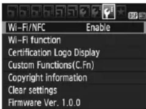 CANON EOS Rebel T7 - NFC Function - 1