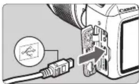 CANON EOS Rebel T7 - Downloading by Connecting the Camera to the Computer - 1