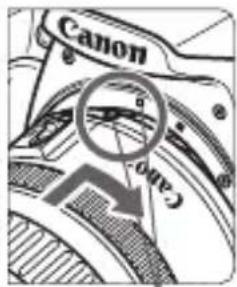 CANON EOS Rebel T7 - Remove the caps. - 2