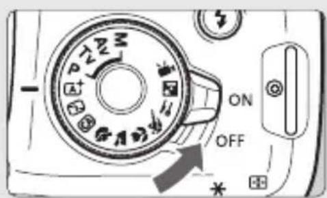 CANON EOS Rebel T7 - Positionnez le selecteur de mode de mise au point de l'objectif sur <AF> (p. 36). - 1
