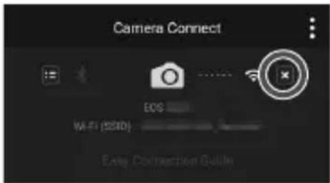 CANON EOS Rebel T7 - Terminating the Connection - 1