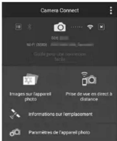 CANON EOS Rebel T7 - Opérations sur le smartphone-3 - 1