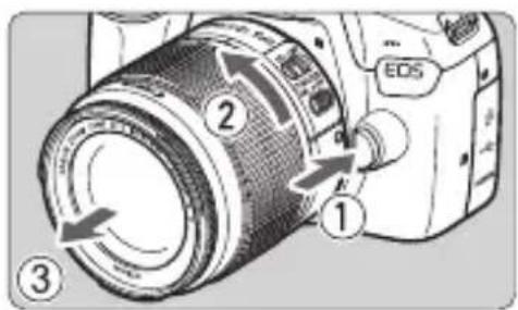 CANON EOS Rebel T7 - Retrait de l'objet - 1