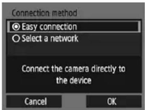 CANON EOS Rebel T7 - Select []. - 1