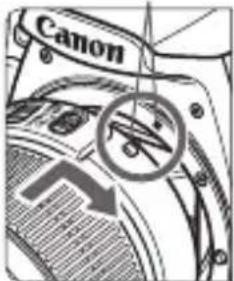 CANON EOS Rebel T7 - Retirez les bouchons. - 1