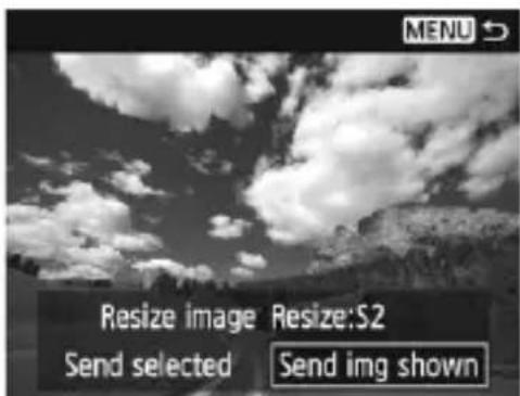CANON EOS Rebel T7 - Select an image to send. - 1