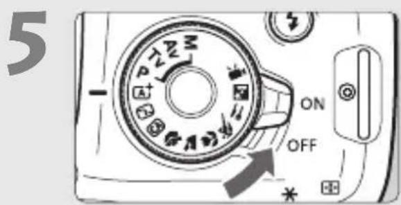 CANON EOS Rebel T7 - Set the lens's focus mode switch to <AF> (p.36). - 1