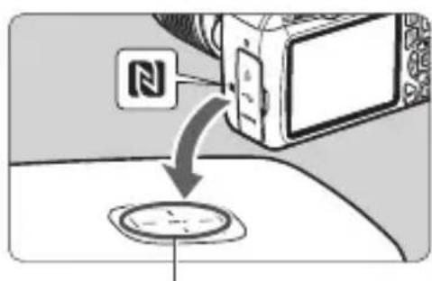 CANON EOS Rebel T7 - Enable the NFC function on the camera (p.W-14). - 1