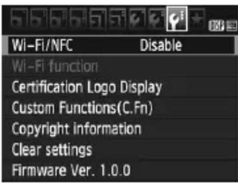 CANON EOS Rebel T7 - Registering a Nickname - 1