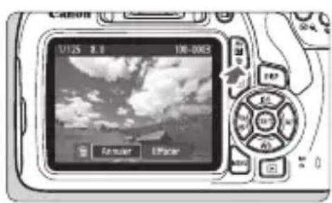 CANON EOS Rebel T7 - Effacement d'une image unique - 1